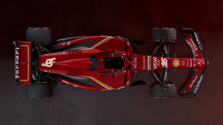 Ferrari presenta el último automóvil antes de la llegada de Lewis Hamilton en 2025