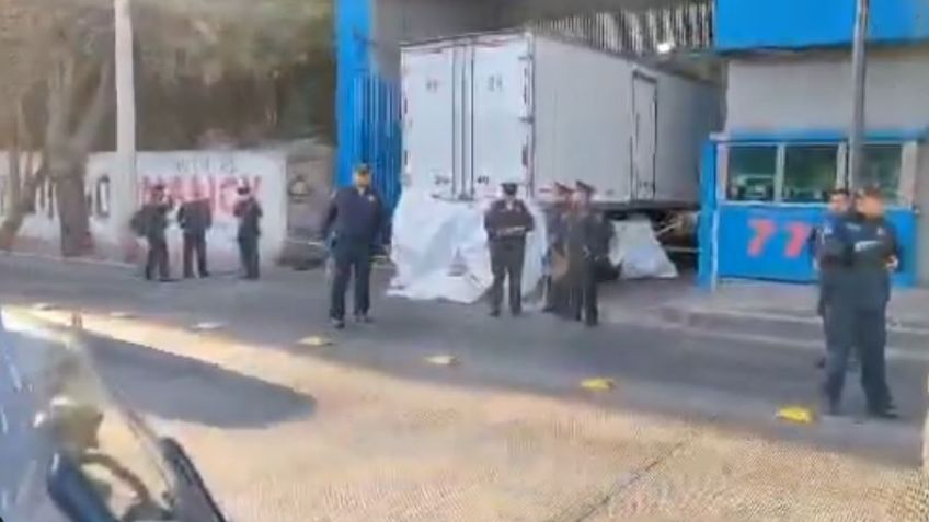 Terrible final: Camión atropella y asesina a ciclista en la Industrial Vallejo, en CDMX