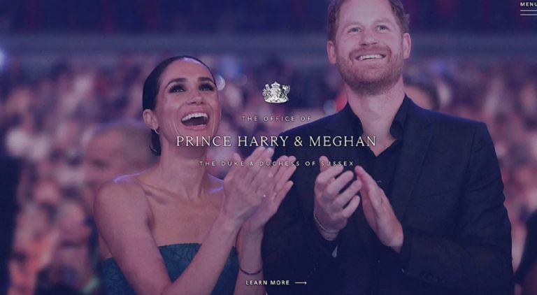 Meghan y Harry cambian el nombre de su página