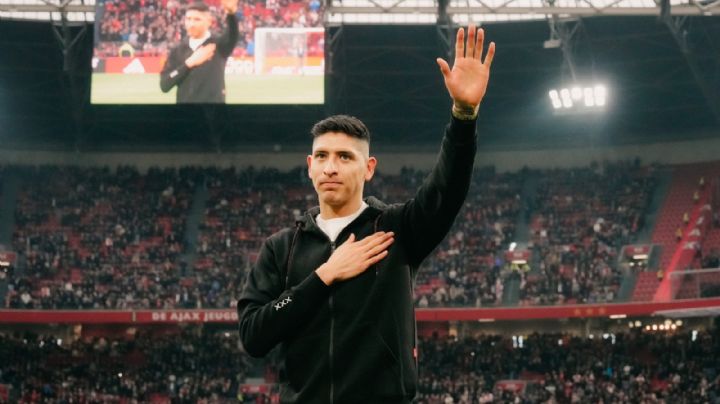 No lo olvidan: El Ajax rinde emotivo homenaje a Edson Álvarez en Ámsterdam