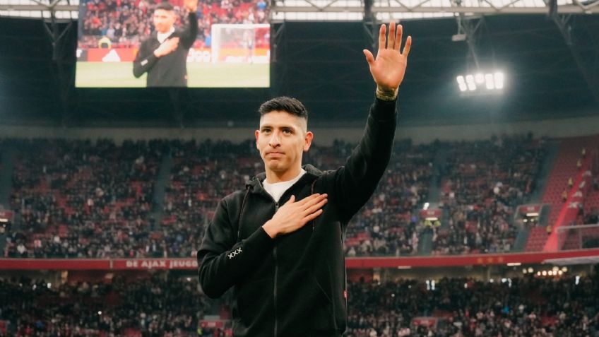 No lo olvidan: El Ajax rinde emotivo homenaje a Edson Álvarez en Ámsterdam