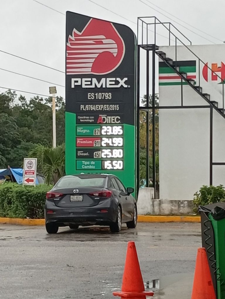 Precio de la gasolina en México 28 de febrero