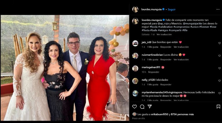 Ana Patricia Rojo se casa en secreto y Lourdes Munguía exhibe las imágenes