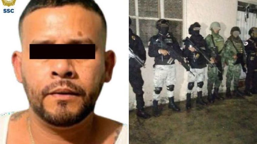 Tras fuerte operativo cae líder extorsionador en Tláhuac; sus familiares lo protegían