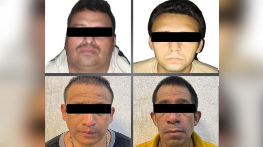 Capturan a cuatro sujetos acusados del secuestro de dos choferes de tráiler en Edomex