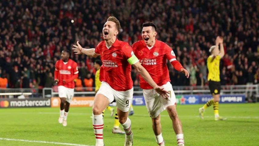 Hirving Lozano y el PSV definirán todo en casa del Borussia Dortmund; así jugó el mexicano