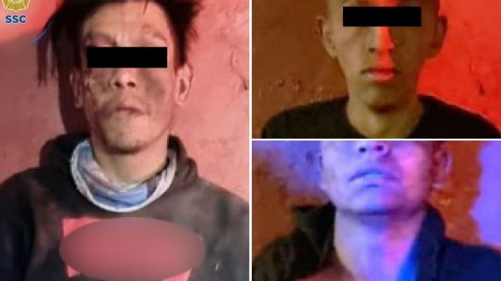 VIDEO: Así quedaron los cuatro presuntos delincuentes golpeados por vecinos de Tláhuac