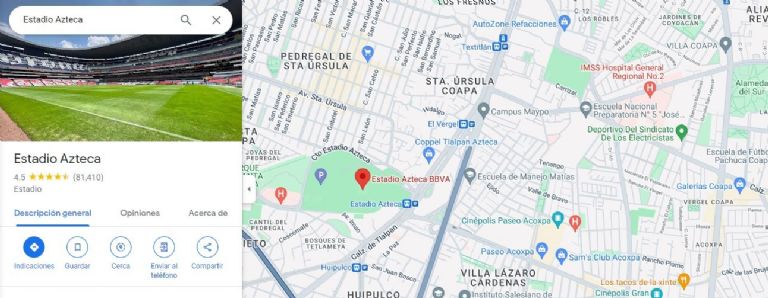 Google 'revela' el nuevo nombre del Estadio Azteca rumbo a la Copa del Mundo 2026