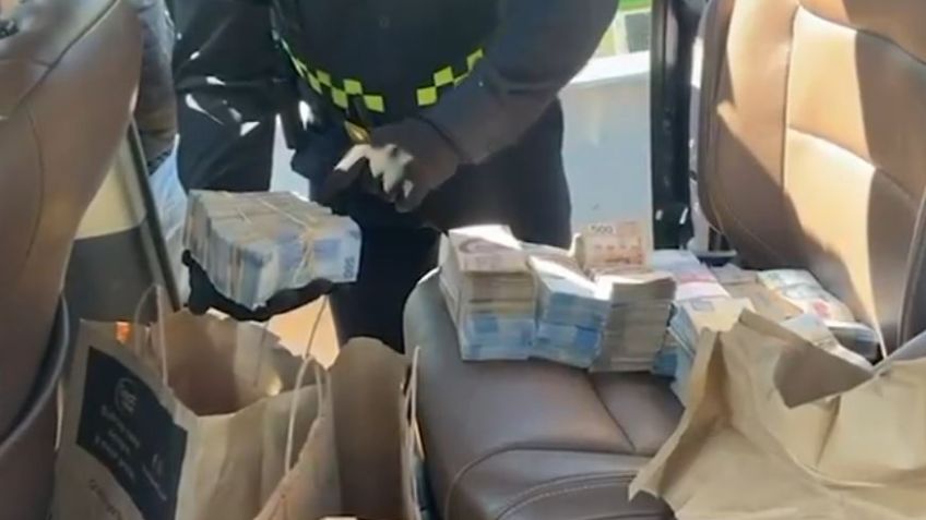 Era la tanda: Detienen a sujeto con más de dos millones de pesos en efectivo en CDMX