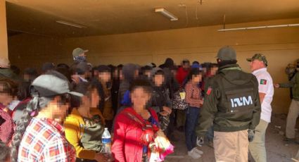 FOTOS: En vivienda abandonada de Sonora, autoridades aseguran a 101 migrantes