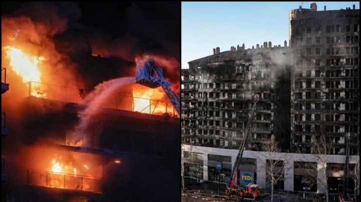 VIDEO: Fuerte incendio devora a edificio de España; hallan a las primeras 10 víctimas fatales
