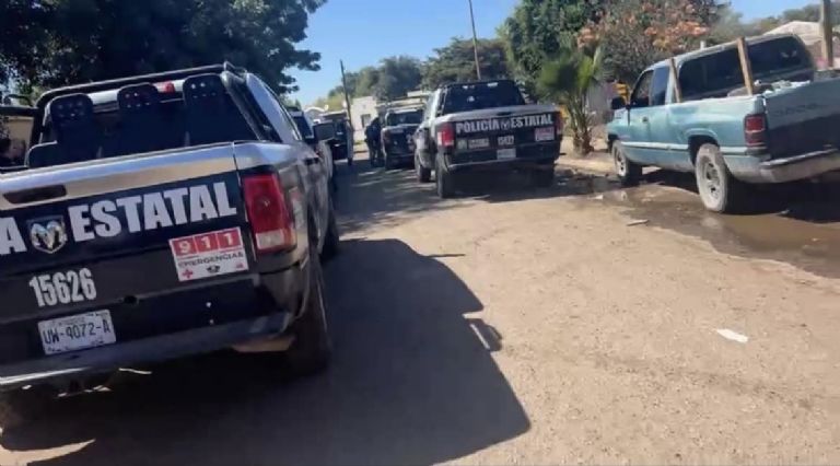 Los tres cuerpos fueron sepultados en el patio de una casa abandonada