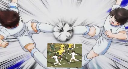 VIDEO: Futbolistas de Japón anotan gol con el tiro visto en el anime Super Campeones