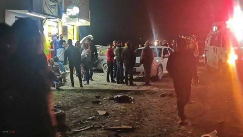 Conductor ebrio embiste varios autos en la Pachuca-Tulancingo; hay tres mujeres heridas