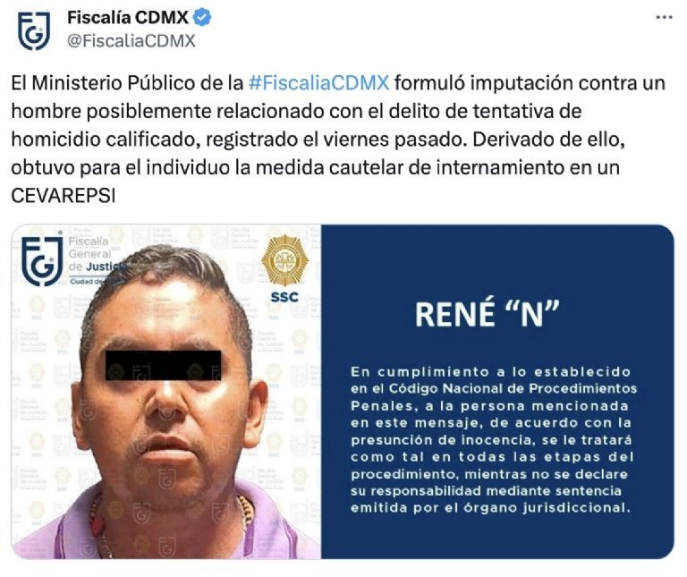 Taquero de la Condesa será tratado en centro de enfermedades mentales tras amenazar con machete