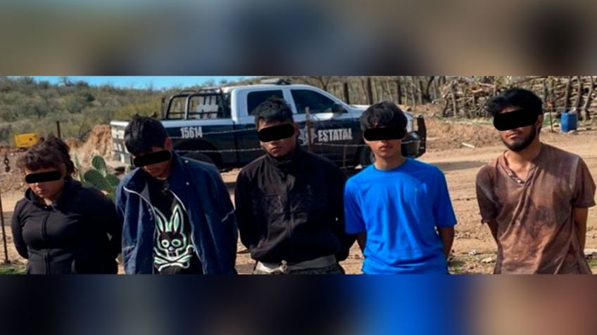 Militares y estatales aseguran arsenal en Sáric y detienen a cinco, entre ellos un menor