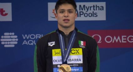 Osmar Olvera gana la primera medalla de oro para México en el Mundial de Deportes Acuáticos