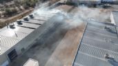 Alerta en la capital de Sonora: Bomberos se movilizan por fuerte incendio en maquiladora