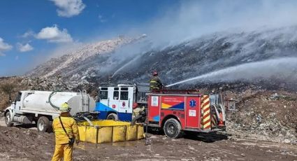 Emergencia en Querétaro: Equipos de emergencia sofocan incendio en relleno sanitario