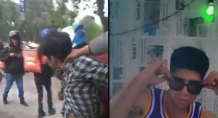 Repartidores de DiDi Food someten a golpes a un presunto estafador en Xalapa, Veracruz
