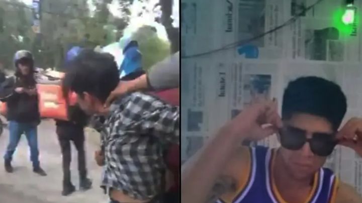 Repartidores de DiDi Food someten a golpes a un presunto estafador en Xalapa, Veracruz