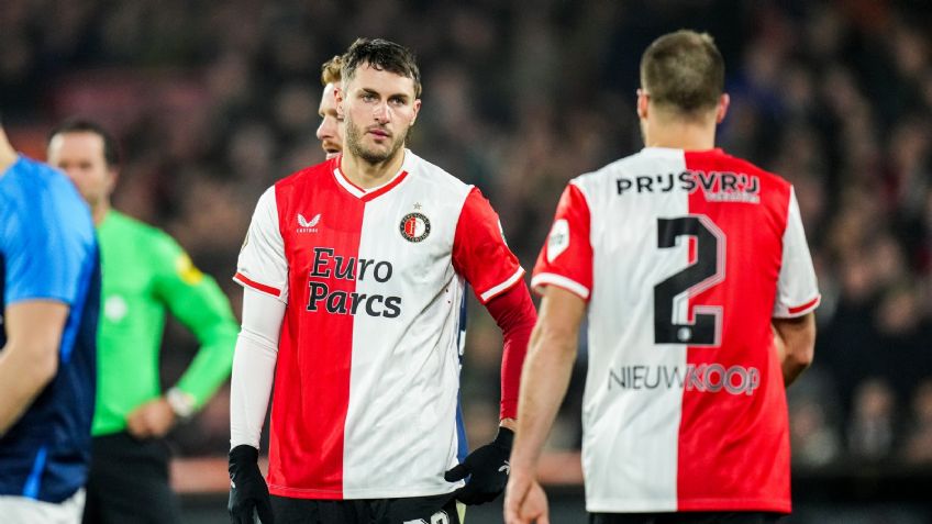 Santiago Giménez mantiene sequía de gol, pero Feyenoord avanza a semifinales