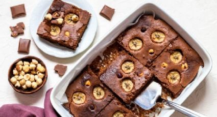 Brownies de plátano: Disfruta de esta receta de un postre suave y esponjoso