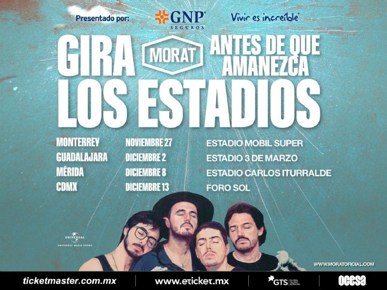 Morat, el fenómeno musical colombiano, regresa a México en concierto; mira todos los detalles 