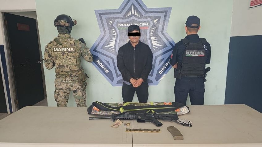 Golpe al crimen en Ciudad Obregón: Autoridades detienen a Guillermo, presunto sicario