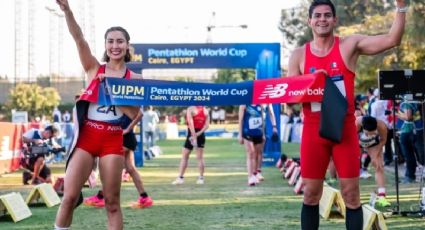 Mariana Arceo y Duilio Carrillo conquistan el oro en Mundial de Pentatlón Moderno