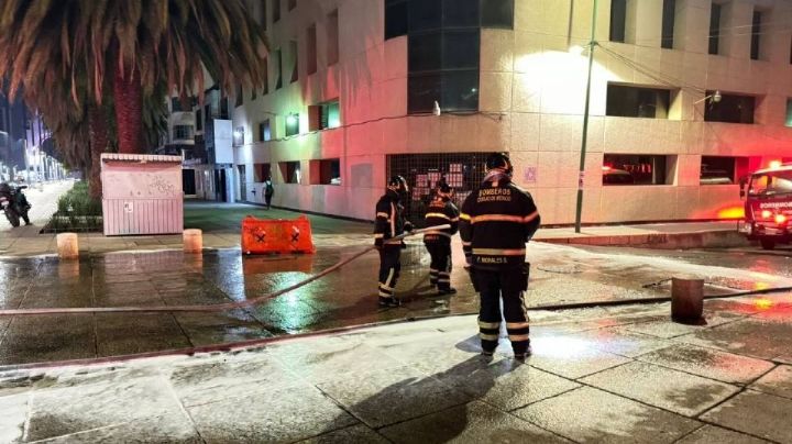 Camión de carga choca y derrama diésel en colonia Tabacalera en la Cuauhtémoc; esto sucedió