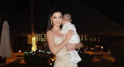 Nadia Ferreira y Marc Anthony revelan el rostro de su hijo tras 9 meses de secreto