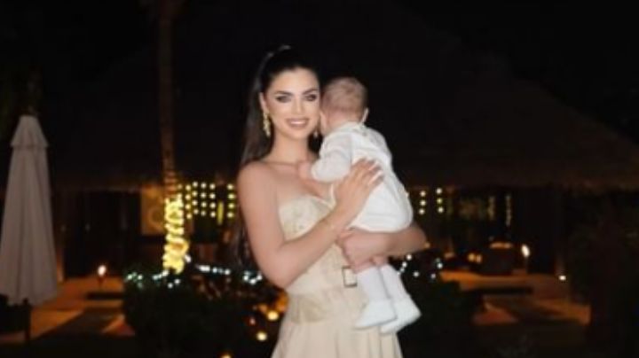 Nadia Ferreira y Marc Anthony revelan el rostro de su hijo tras 9 meses de secreto