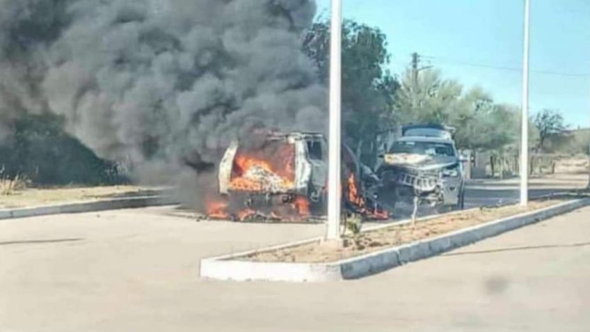 VIDEOS: Reportan enfrentamientos y balaceras en Tubutama, Sonora; hay autos calcinados