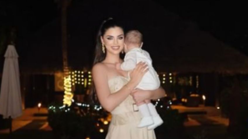 Nadia Ferreira y Marc Anthony revelan el rostro de su hijo tras 9 meses de secreto