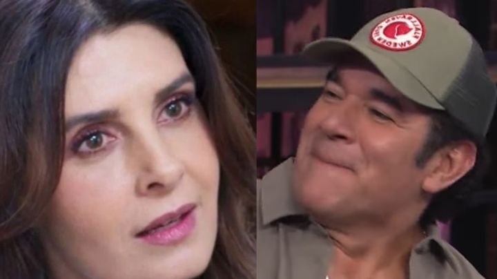 Tiembla Mayrín Villanueva: Actriz coquetea con Eduardo Santamarina en programa de Televisa