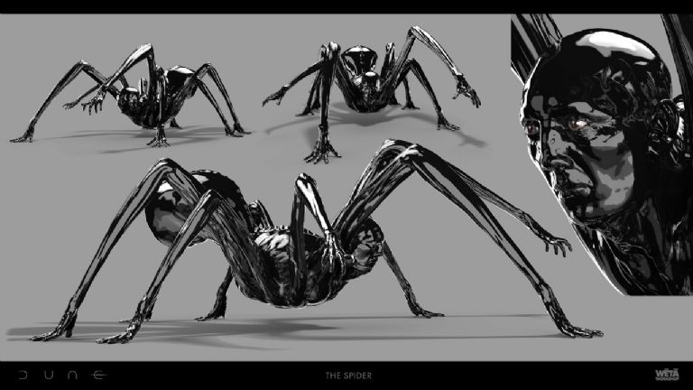El Aterrador Diseño Original de la Arácnida Harkonnen en 'Dune 2'