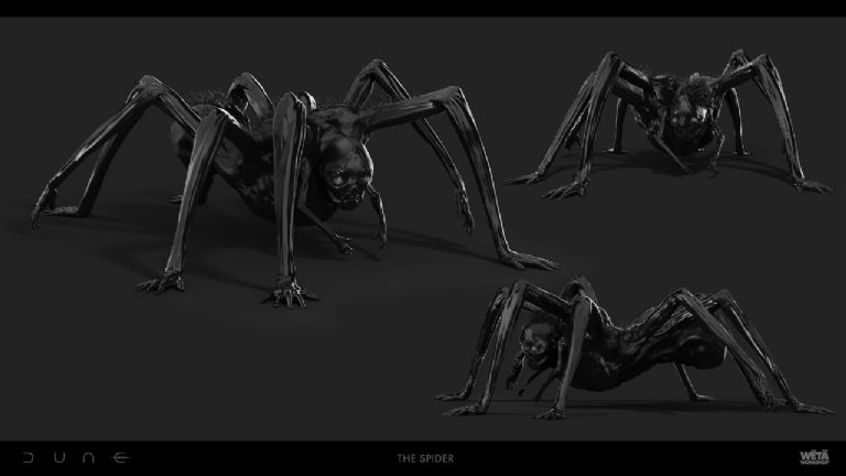 El Aterrador Diseño Original de la Arácnida Harkonnen en 'Dune 2'