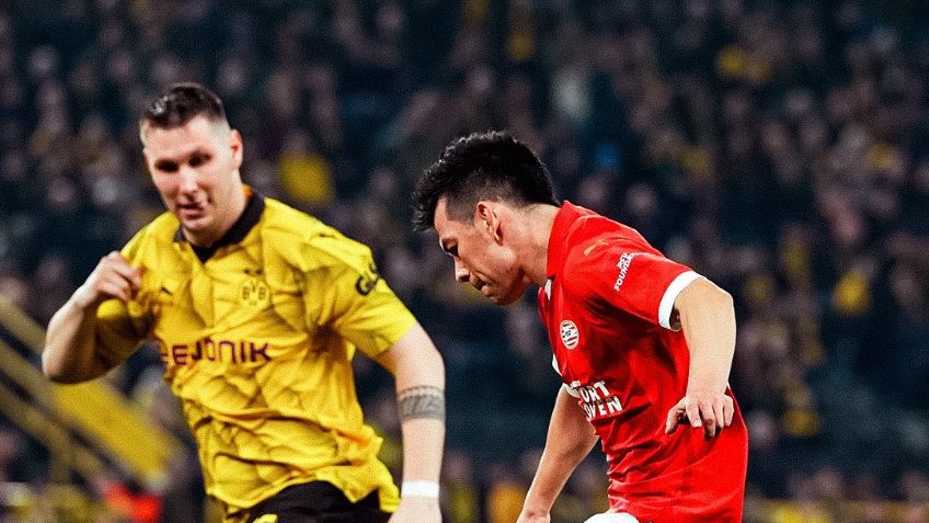 ¡Hirving Lozano, eliminado! El PSV Eindhoven no pudo con el Borussia en la Champions League