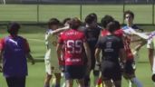 Foto ilustrativa de la nota titulada VIDEO: Conato de bronca en el Chivas vs América Sub 23 y el festejo a lo Henry Martin