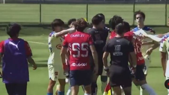VIDEO: Conato de bronca en el Chivas vs América Sub 23 y el festejo a lo Henry Martin