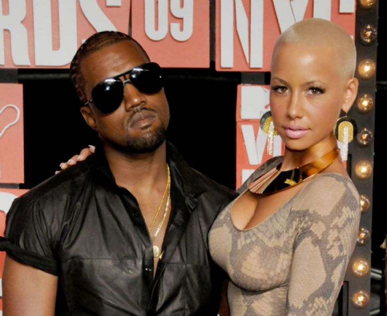  Kanye West y Amber Rose