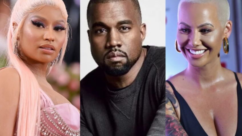 Kanye West revela intento de trío con Amber Rose y Nicki Minaj en el pasado