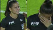 La emotiva reacción de Karen Hernández tras arbitrar su primer juego de Liga MX