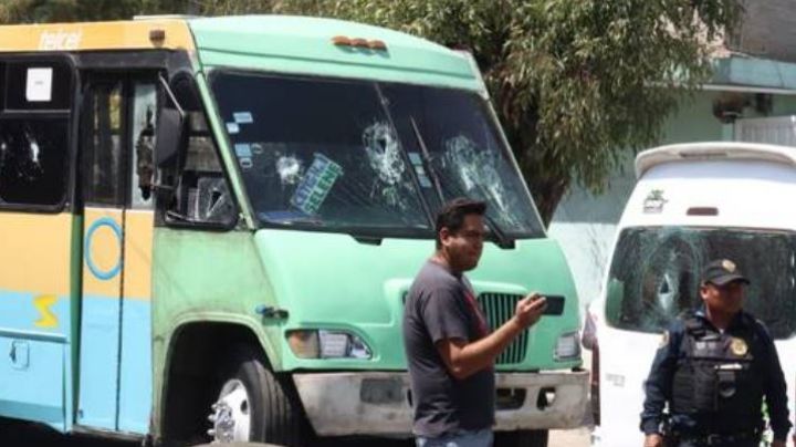 Choferes de transporte público en Tláhuac protagonizan intenso pleito; uno termina baleado