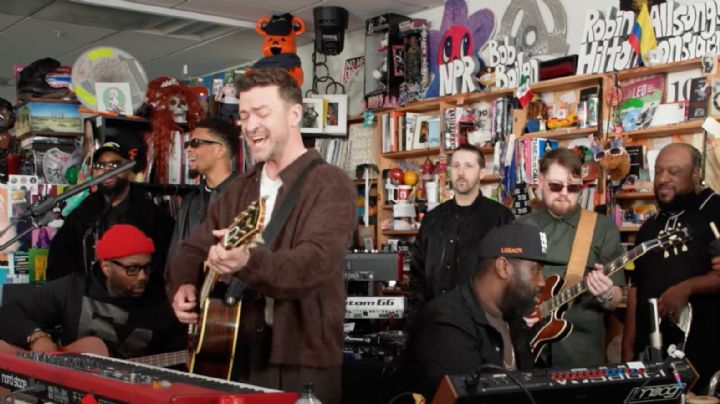 Justin Timberlake impresiona en su concierto de de Tyny Desk con un set lleno de éxitos