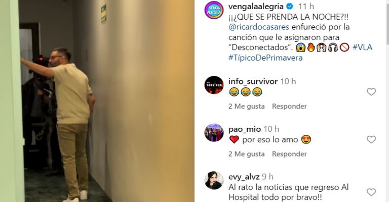 Ricardo Casares abandona Venga La Alegría furioso y a gritos