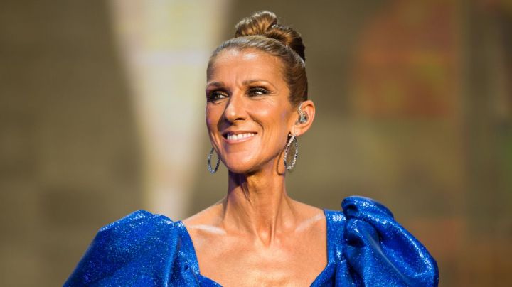 VIDEO: Céline Dion baila y 'toca la guitarra' en pleno partido de hockey