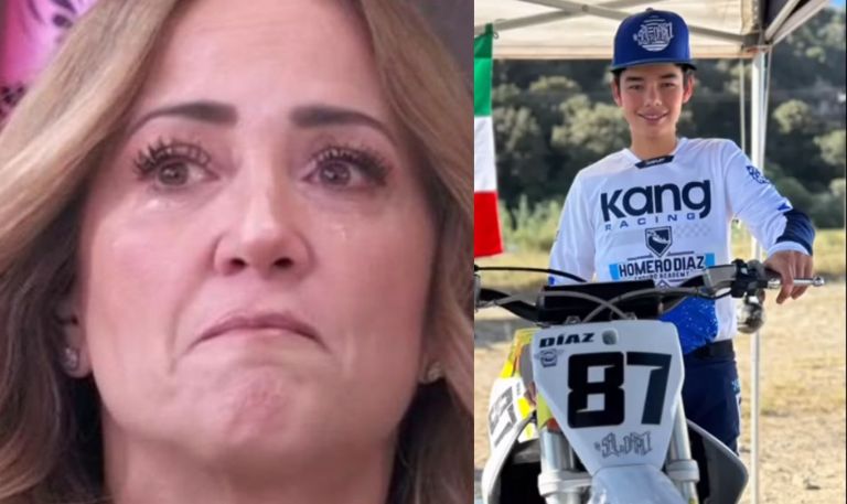 Andrea Legarreta sufre la muerte de su sobrino