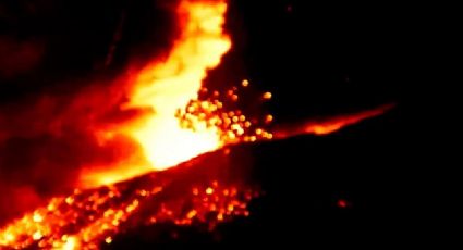 VIDEO: Así fue la actividad del Popocatépetl esta madrugada; el piso se convirtió en lava